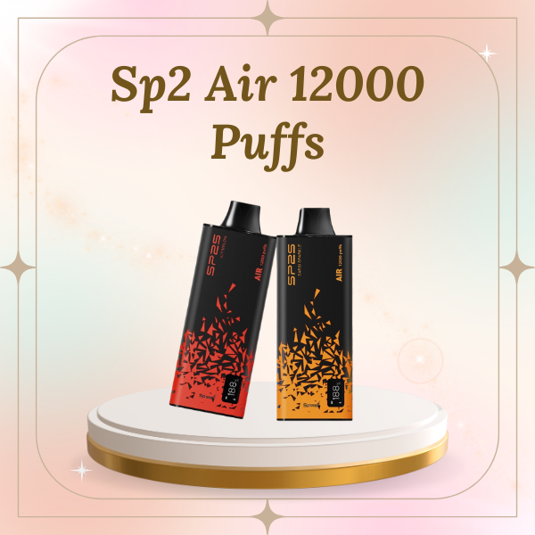 Sp2 Air 12000 Puffs disposable vape device with mesh coil technology