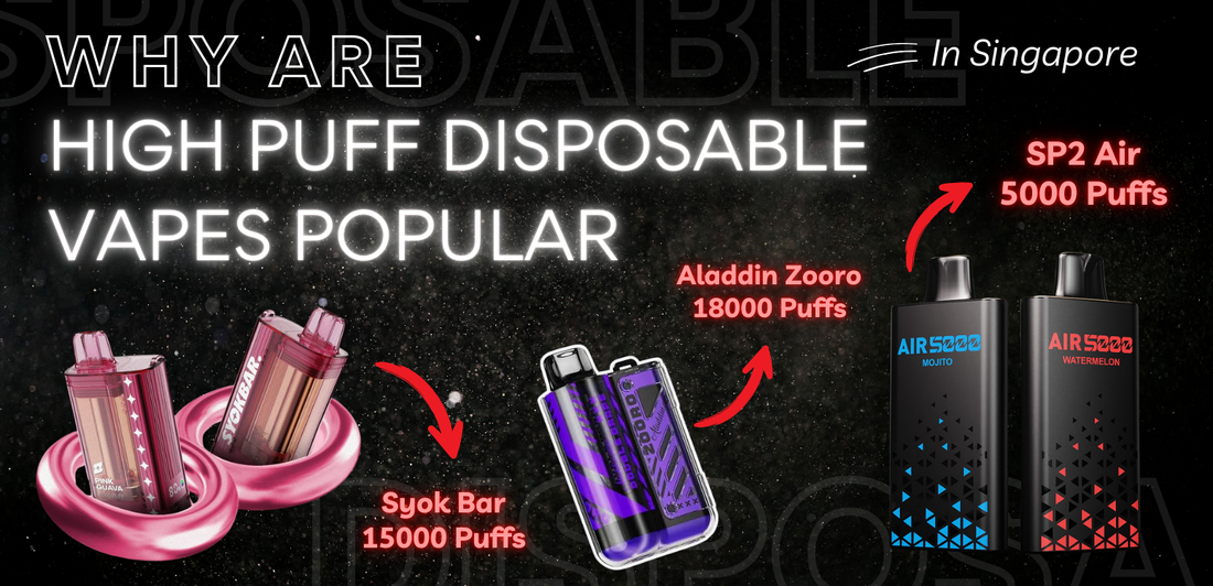 Why Are High Puff Disposable Vapes Popular in Singapore?