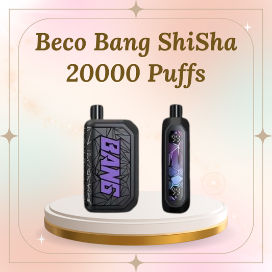 Beco Bang Shisha 20000 Puffs Disposable Vape - LED Screen and Dual Mesh Technology