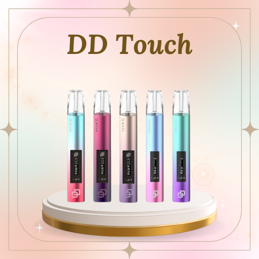DD Touch smart vape device in Matte Black with LED indicator