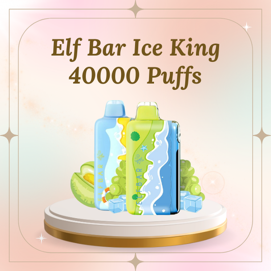 Elf Bar Ice King 40000 Puffs Disposable Vape with LCD Screen and Adjustable Cooling Slider