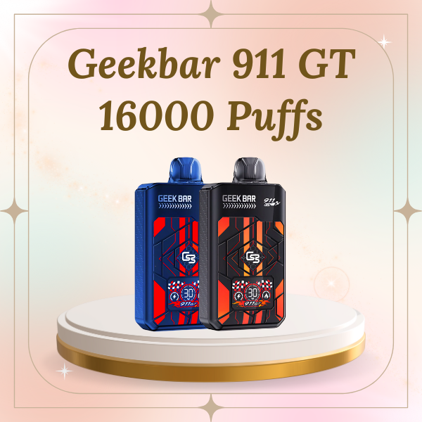 Geekbar 911 GT 16000 Puffs Disposable Vape Porsche Design - Front View