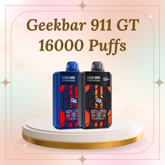 Geekbar 911 GT 16000 Puffs Disposable Vape Porsche Design - Front View