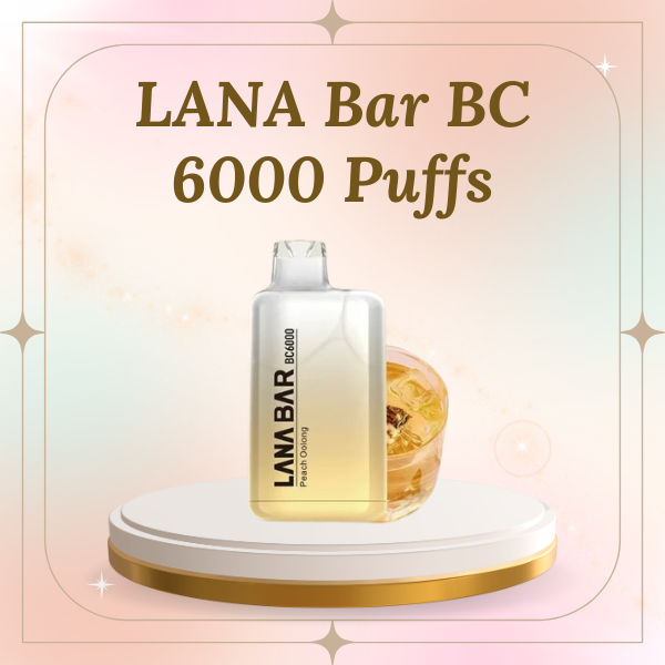 LANA Bar BC 6000 Puffs Disposable Vape - Front View Gradient Design