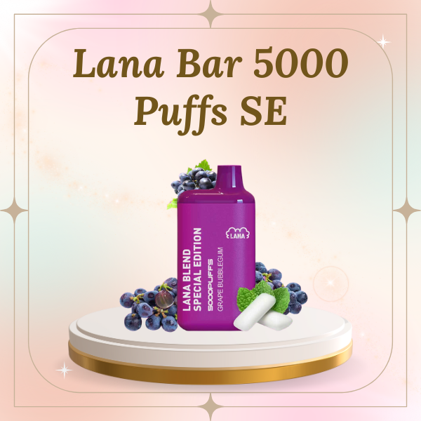 Lana Bar 5000 Puffs SE disposable vape device front view