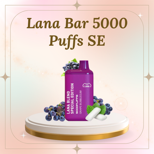 Lana Bar 5000 Puffs SE disposable vape device front view
