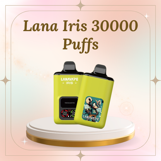 Lana Iris 30000 Puffs Disposable Vape with Smart LED Screen