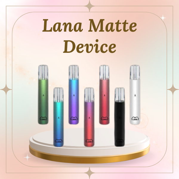 Lana Matte Device Gen 2 rechargeable vape mod with metallic finish available in multiple colors