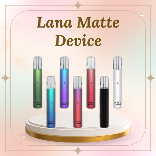 Lana Matte Device Gen 2 rechargeable vape mod with metallic finish available in multiple colors