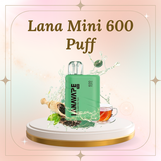 Lana Mini 600 Puffs disposable vape device in various colors - original LanaVape Singapore