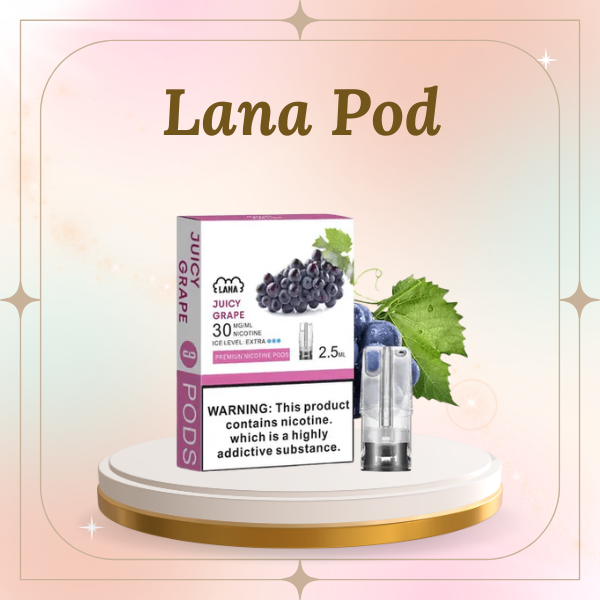Lana Pod 2.5ml Refillable Cartridge in Tie Guan Yin Flavor