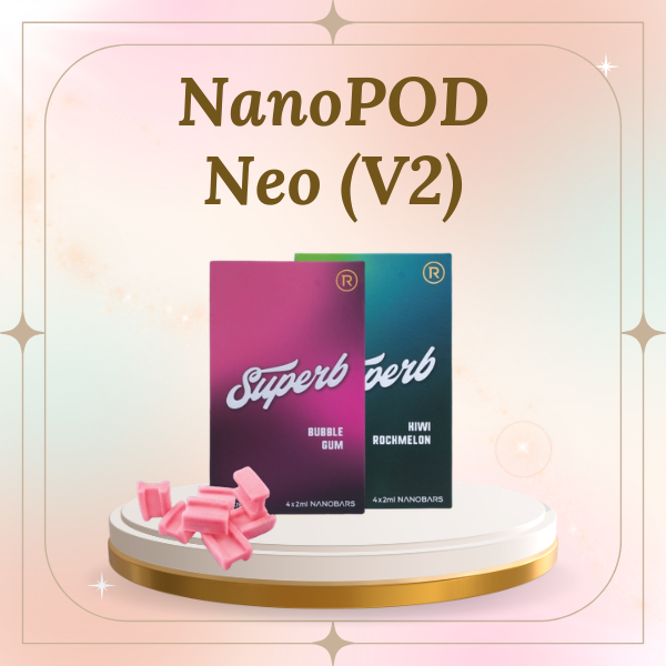 NanoPOD Neo V2 replacement pods pack of 3 front view