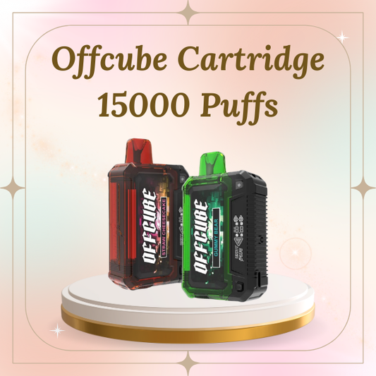 Offcube 15000 Puffs pre-filled cartridge compatible with ASDF battery base.